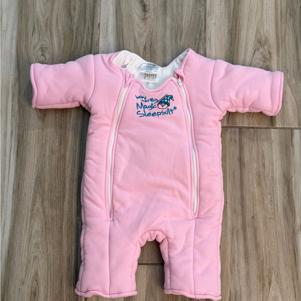 Baby Magic Sleepsuit Pink Infant Sleepwear